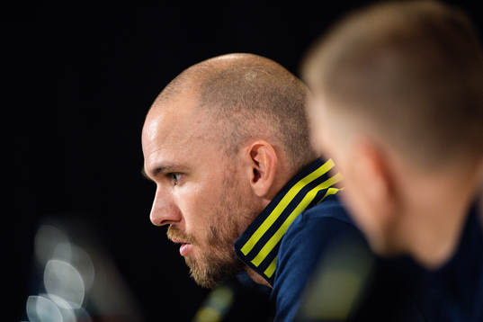 Marcus Danielson  of the Swedish national football team