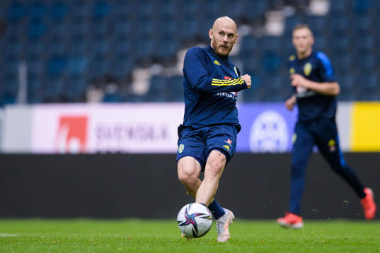 Magnus Eriksson of the Swedish national football team