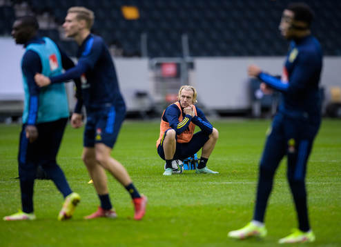 Emil Forsberg of the Swedish national football team