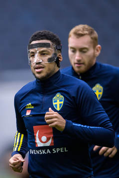 Martin Olsson of the Swedish national football team