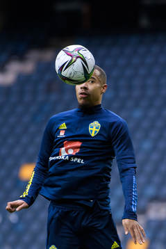 Robin Quaison of the Swedish national football team