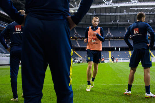 Dejan Kulusevski of the Swedish national football team