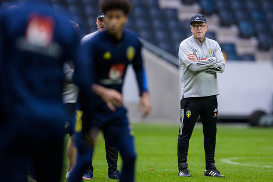Head coach Janne Andersson of the Swedish national football