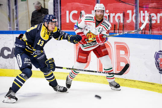Södertäljes Gustav Willman Borvik och Moras Daniel