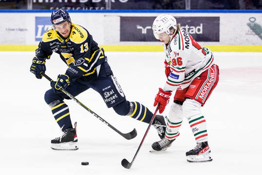 Södertäljes Gustav Willman Borvik och Moras Lukas Wernblom