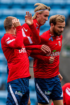Dennis Johnsen and Iver Fossum of the Norwegian national