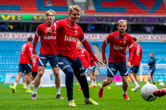 Martin Ødegaard of the Norwegian national football team