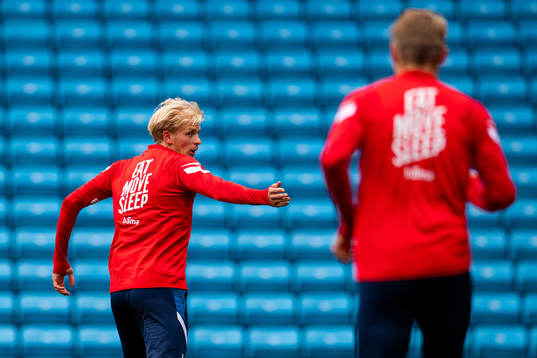 Morten Thorsby of the Norwegian national football team