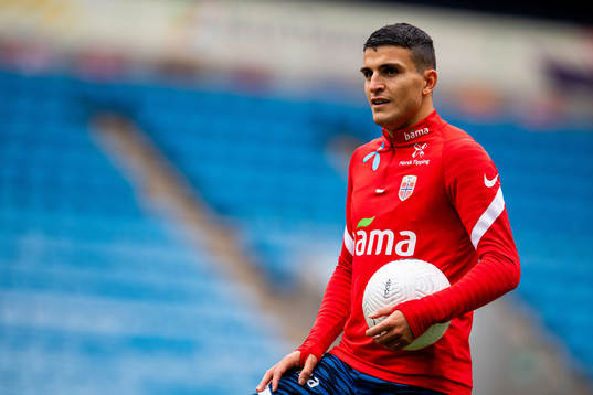 Mohamed Elyounoussi of the Norwegian national football team