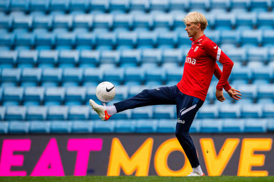 Morten Thorsby of the Norwegian national football team