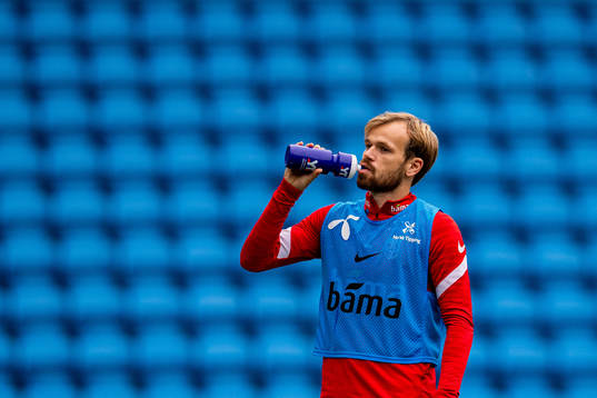Iver Fossum of the Norwegian national football team