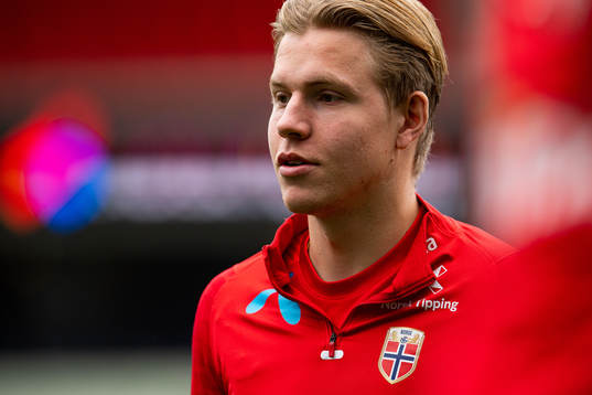 Jens Petter Hauge of the Norwegian national football team