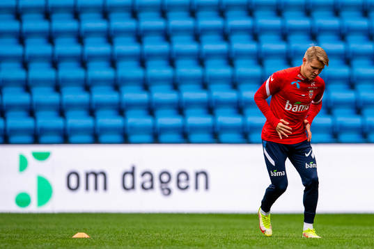 Martin Ødegaard of the Norwegian national football team