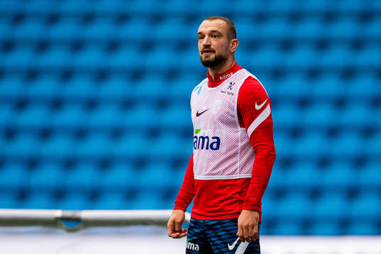Veton Berisha of the Norwegian national football team