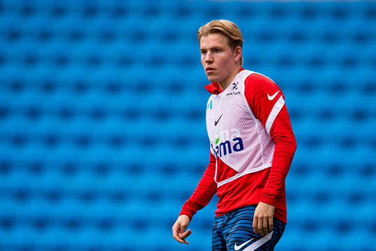 Jens Petter Hauge of the Norwegian national football team