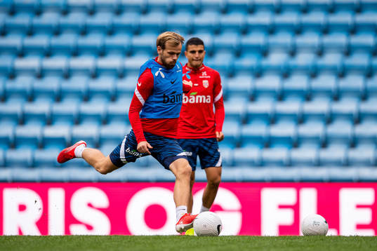 Iver Fossum of the Norwegian national football team
