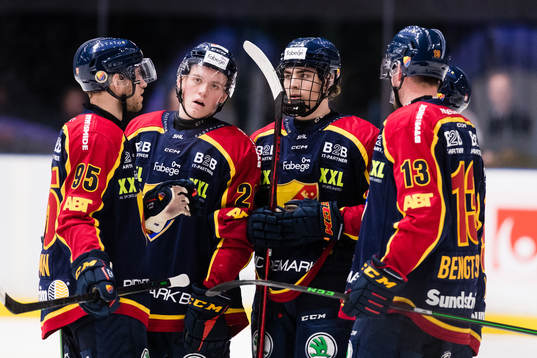 Djurgårdens Josef Ingman, Oscar Bjerselius, Liam Öhgren