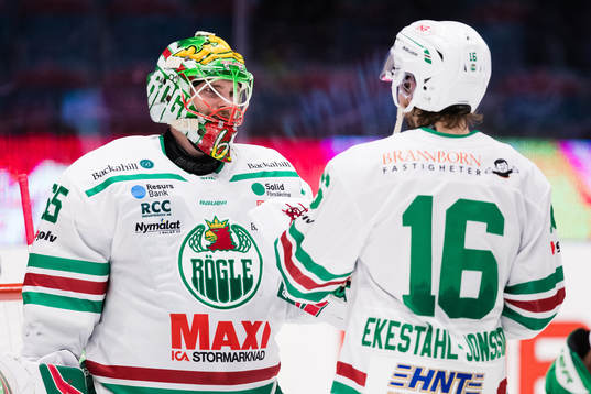 Rögles målvakt Christoffer Rifalk och Lucas