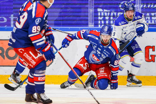 Oskarshamns Tomas Zohorna och Leksands Patrik Zackrisson