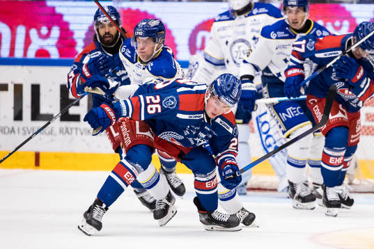 Leksands Emil Heineman och Oskarshamns Lukas Pilö