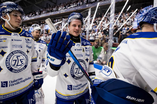 Leksands Martin Karlsson jublar