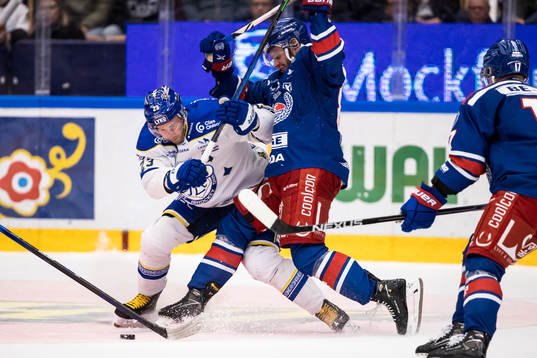 Leksands Mikael Ruohomaa och Oskarshamns Robin Norell