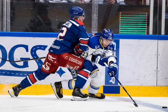 Oskarshamns John Dahlström och Leksands Mikael Ruohomaa