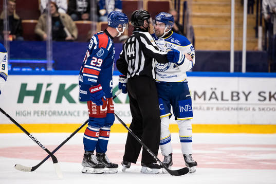 Oskarshamns Kim Rosdahl och Leksands Jonas Ahnelöv