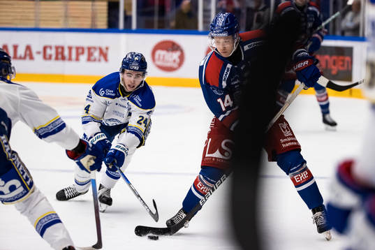 Leksands Isak Rosén  och Oskarshamns Mikael Øby - Olsen