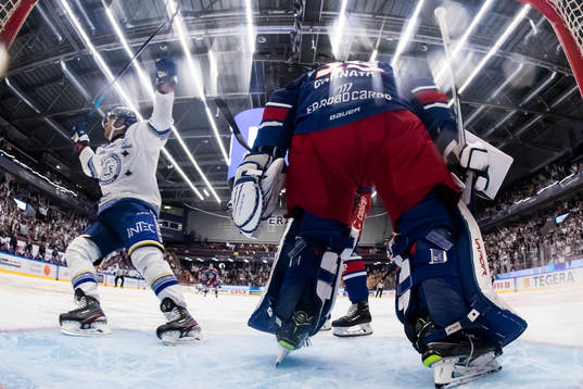 Leksands Jon Knuts jubel