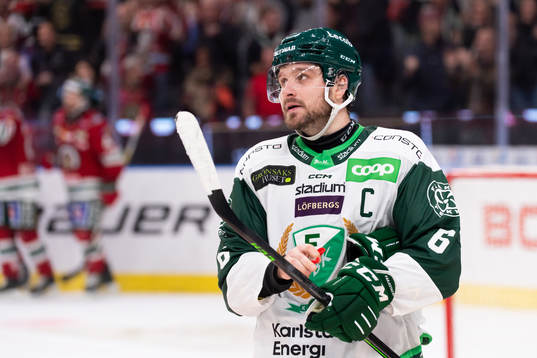 Färjestads Mikael Wikstrand deppar