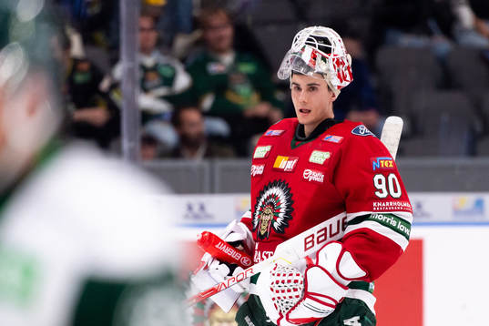 Frölundas målvakt Matthew Tomkins