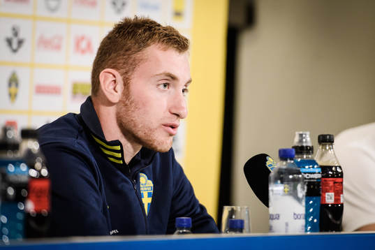 Dejan Kulusevski of the Swedish national football team