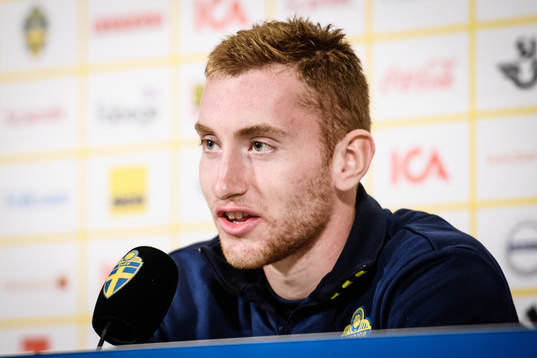 Dejan Kulusevski of the Swedish national football team