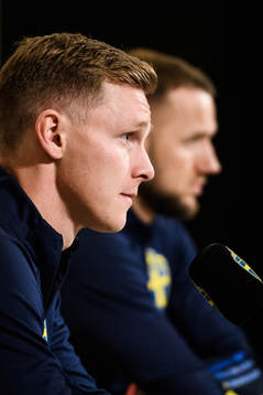 Emil Krafth of the Swedish national football team