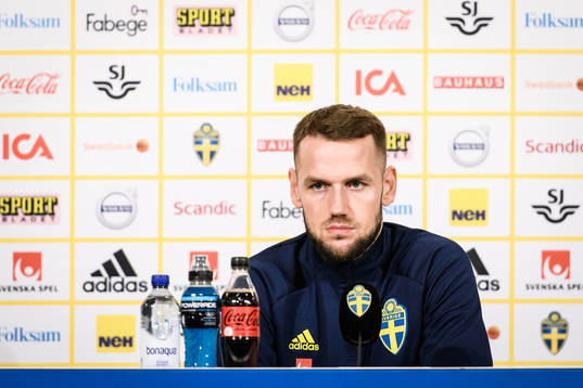 Alexander Milosevic of the Swedish national football team