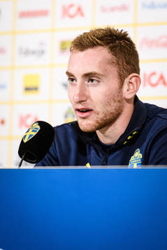 Dejan Kulusevski of the Swedish national football team