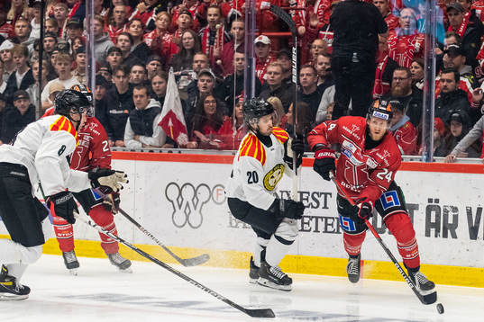 Brynäs Oula Palve och Örebros Jani Lajunen