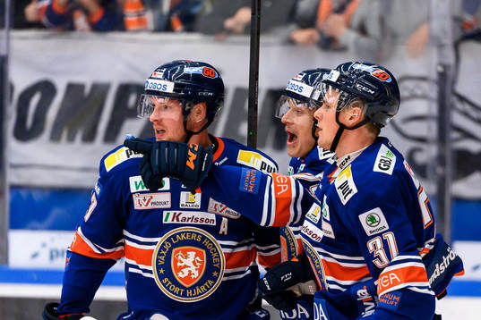 Växjös Martin Lundberg, Pontus Holmberg och Olle Lycksell