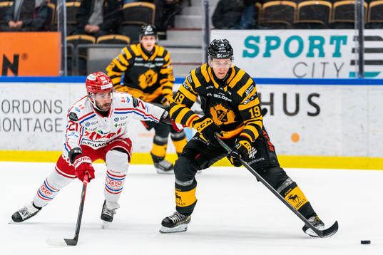 Timrås Joey LaLeggia och Skellefteås Filip Roos