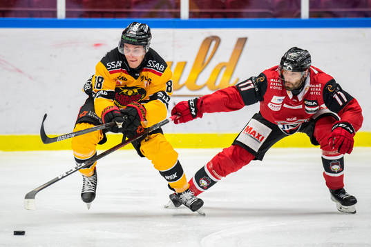Luleås Joonas Rask och Malmö Redhawks Markus Lauridsen