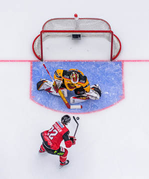 Malmö Redhawks Lars Bryggman oroar mot Luleås målvakt