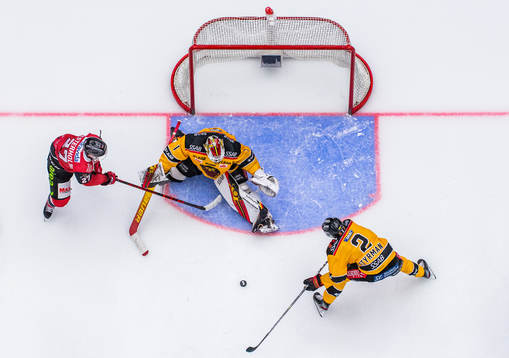 Malmö Redhawks Ponthus Westerholm oroar mot Luleås