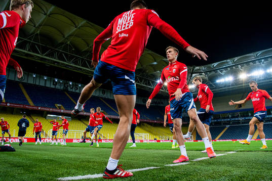 Marcus Holmgren Pedersen of the Norwegian national football