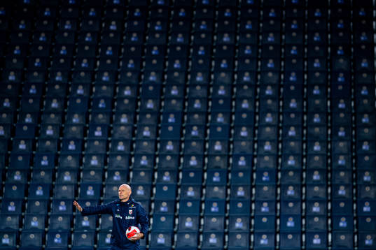 Ståle Solbakken, head coach of the Norwegian national