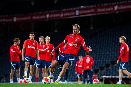 Dennis Johnsen of the Norwegian national football team