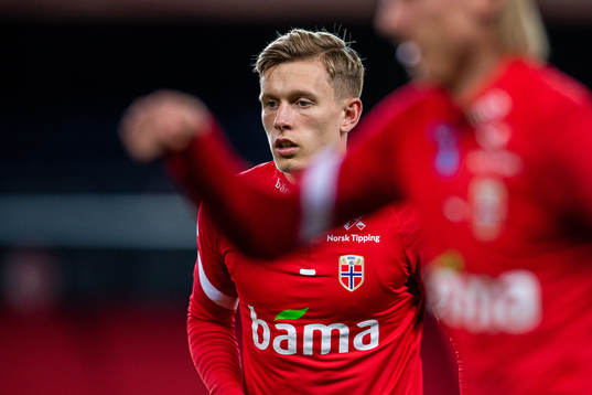 Marcus Holmgren Pedersen of the Norwegian national football