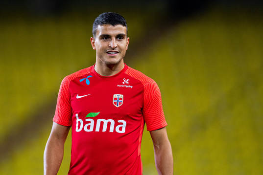 Mohamed Elyounoussi of the Norwegian national football team