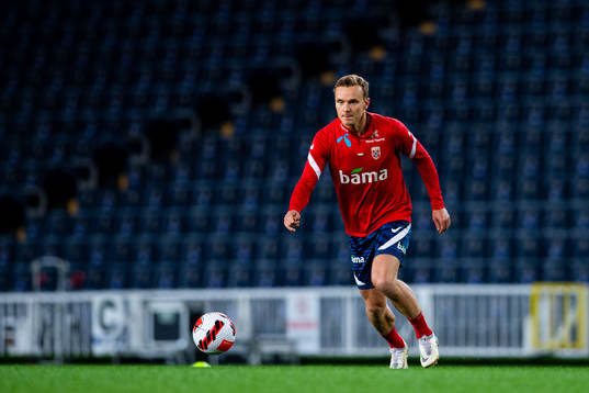 Marius Lode of the Norwegian national football team