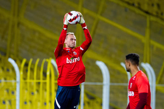 Goalkeeper Viljar Myhra of the Norwegian national football